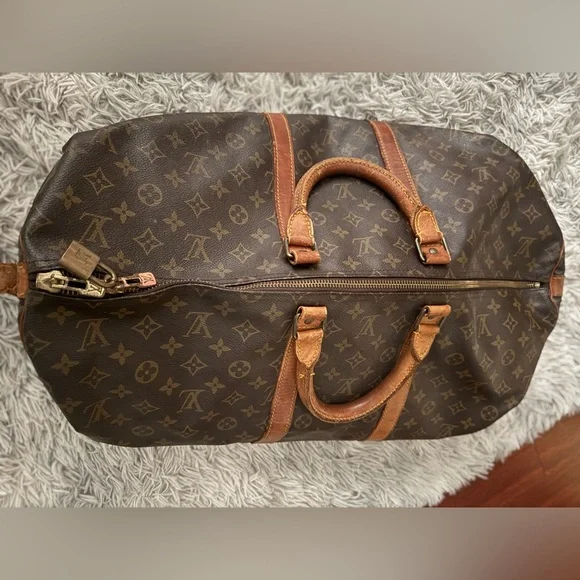 Louis Vuitton | Bags | Large Louis Vuitton Brown Monogram Duffle